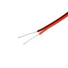 Кабель живлення 22AWG, луджена мідь, червоно-чорний