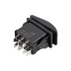 Перемикач автомобільний 12/24V 7pin, з зеленою підсвіткою