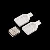 Разъем USB A 3.0 на кабель (белый)