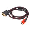 Кабель шт. HDMI - шт. DVI-D 1,3м