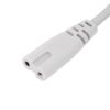 Кабель живлення вузький 220V сірий 1.5м