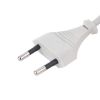 Кабель живлення вузький 220V сірий 1.5м