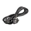 Кабель Schuko PC-186 CEE7/7-C13 3x0,75мм², чорний, 1,5м
