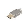 Штекер miniHDMI на кабель, металлический корпус