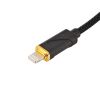 AUX кабель Hoco UPA30 Lightning to Jack 3.5 1m, черный