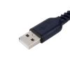 Кабель hoco X59 USB A - Lightning синий 1м