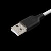Кабель hoco X21 USB А - Lightning 1м, білий