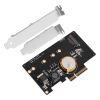 Плата перехідник для M.2 NVMe SSD в PCI-E 3.0x4 з суперконденсатором 4.0F