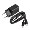 Зарядний пристрій Baseus Super Si 1C 25W з кабелем Type-C, чорний