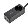 Зарядний пристрій Baseus GaN3 Pro Power Combo AC+2U+2C 65W, чорний