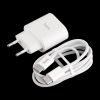 Зарядний пристрій hoco C94A 20W + кабель Type-C to Type-C, білий