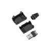 Штекер  micro USB на кабель в корпусе