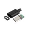 Штекер USB Type-C 4pin, чорний