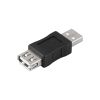 Перехідник штекер USB A - гніздо USB A, прямий