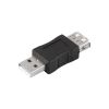 Перехідник штекер USB A - гніздо USB A, прямий