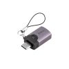 Переходник hoco UA46c штепсель type-C - гнездо USB3.0