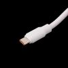 Кабель USB A - Type-C 120W, білий, 1м