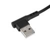 Кабель HAVIT H682 USB A - Type-C чорний 1м 90°