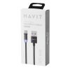 Кабель HAVIT CB6164 USB A - Type-C чорний 1м магнітний