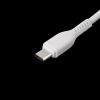 Кабель hoco X20 USB А - miсroUSB, білий, 1м
