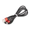Кабель hoco X26 USB A - microUSB, черный, 1м