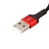 Кабель hoco X26 USB A - microUSB, черный, 1м