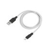 Кабель hoco X21 Plus USB А - miсroUSB, білий, 1м