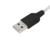Кабель hoco X21 Plus USB А - miсroUSB, білий, 1м