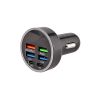 Зарядний пристрій 4xUSB, 2xtype-C з синім підсвічуванням