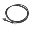 Патч-корд RJ45 Cat.6, 1,5 м, чёрный