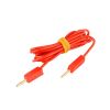 Кабель банан 2мм - банан 2мм, червоний, 1м