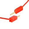 Кабель банан 2мм - банан 2мм, червоний, 1м