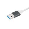Хаб USB 3.0 A-809, сірий