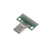 Макетная плата переходник штекер Type-C USB3.1, двусторонняя