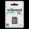 Карта пам’яті Wibrand microSDHC 32GB + адаптер SD