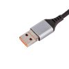 Кабель hoco U128 USB / Type-C / Lightning універсальний 2in1 27W, 1.2м