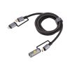 Кабель hoco U138 USB А - Type-C/ Lightning - Type-C/прикурювач, 1,2м