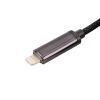 Кабель Hoco U127 Type-C to Lightning з індикатором заряду 1.2m 27W чорний