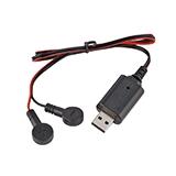 USB магнітний зарядний пристрій для 1-го цилідричного Li-ion акумулятора