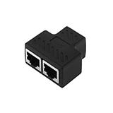 Делитель витой пары гнездо RJ45 - 2 гнезда RJ45