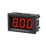 Амперметр DC 0-10A, 3 знаки, червоний