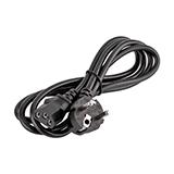 Кабель Schuko PC-186 CEE7/7-C13 3x0,75мм², чорний, 1,5м