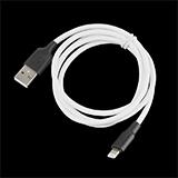 Кабель hoco X21 USB А - Lightning 1м, білий