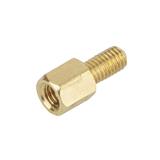 Стійка металева M3 гайка/гвинт, 6+6 мм