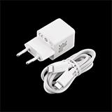 Зарядний пристрій Baseus Palm Fast Charger Type-C+USB 30W, білий