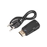 Конвертер HDMI в VGA, чорний