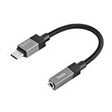 Адаптер Hoco UPA32C штекер USB type-C - гніздо mini jack 3.5мм