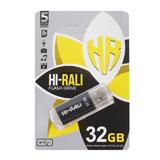 USB флешка Hi-Rali 32Гб Rocket series, чорна