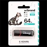 USB флешка Wibrand Gen1 Marten 64Гб, чорна
