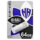 USB флешка Hi-Rali 64Гб Rocket series, срібляста